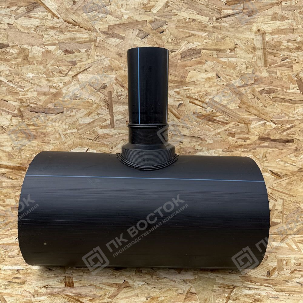 Тройник ПНД 315х110 мм SDR 17 с монолитным корпусом