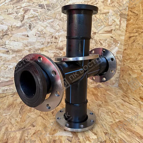 Крестовина ПНД фланцевая 315 мм SDR11 Pn16